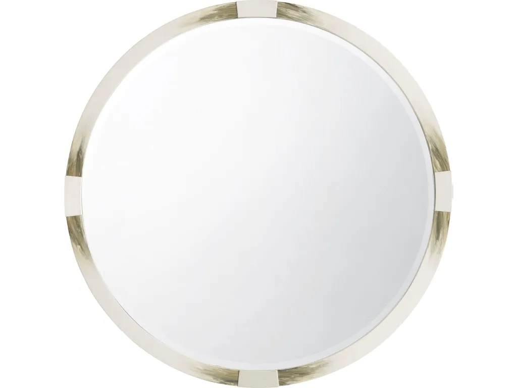 Cutting Edge Mirror (Round, Longhorn White)