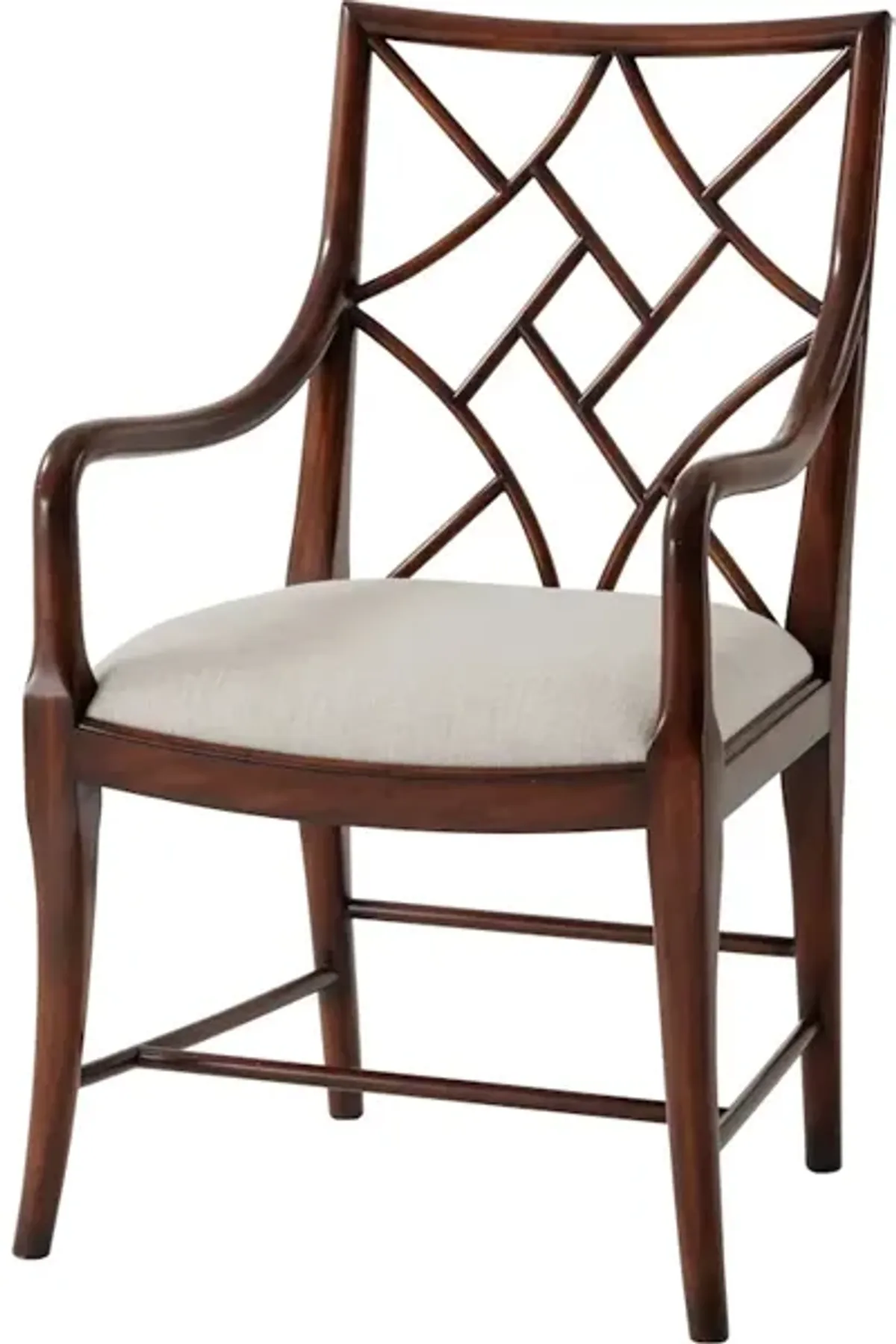 A Delicate Trellis Arm Chair