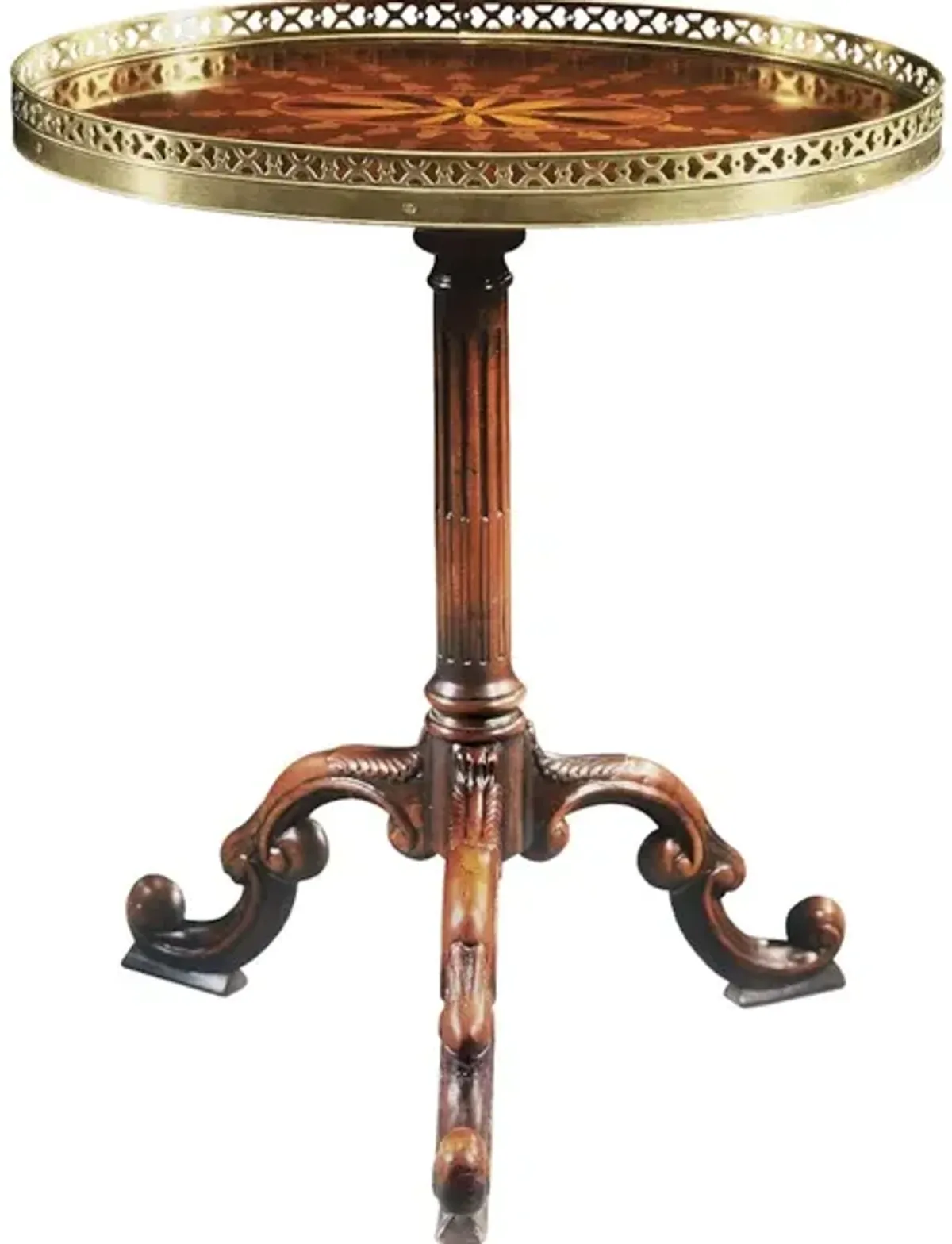 Radiating Parquetry Table