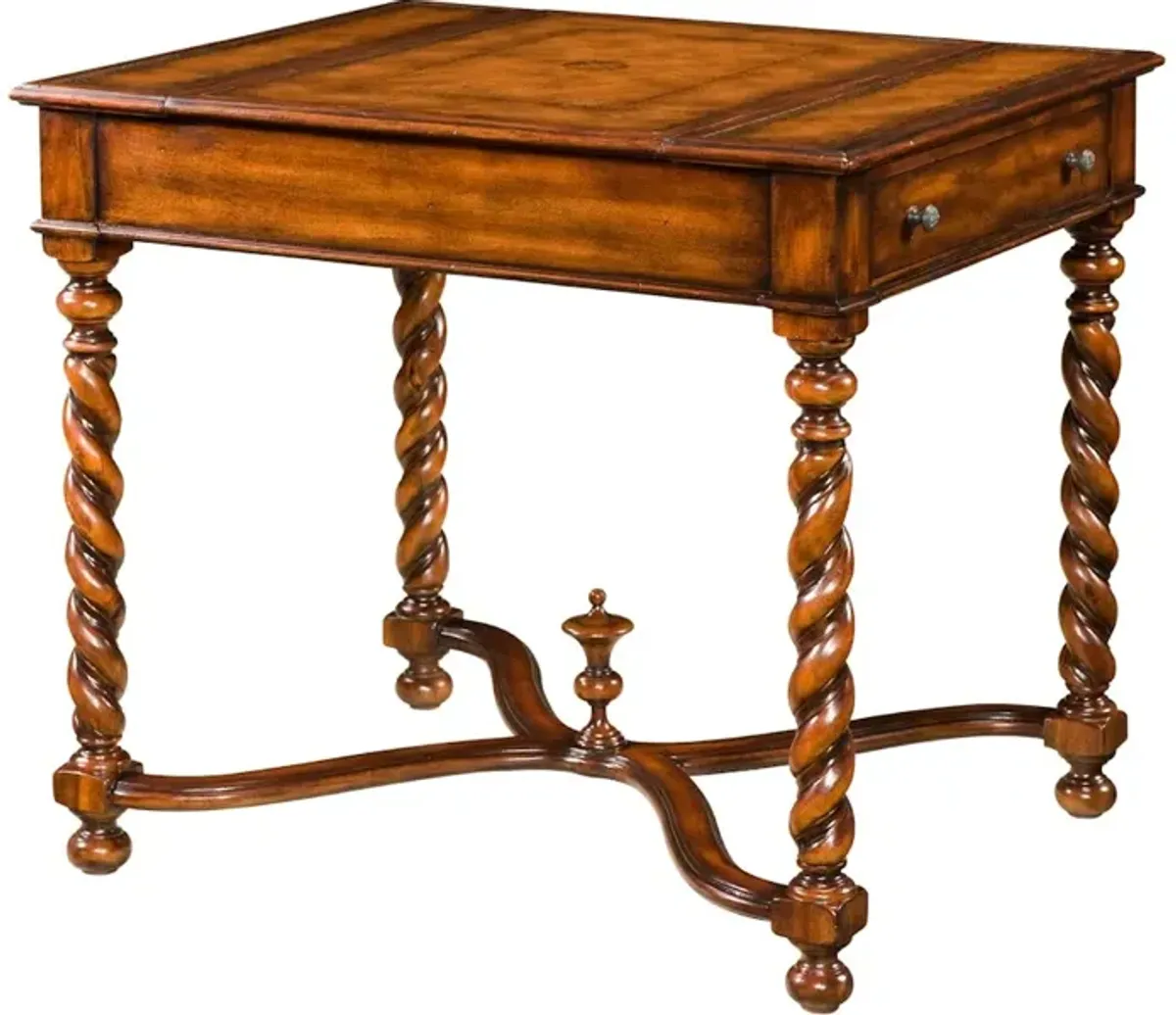 A Spiral Turned Games Table