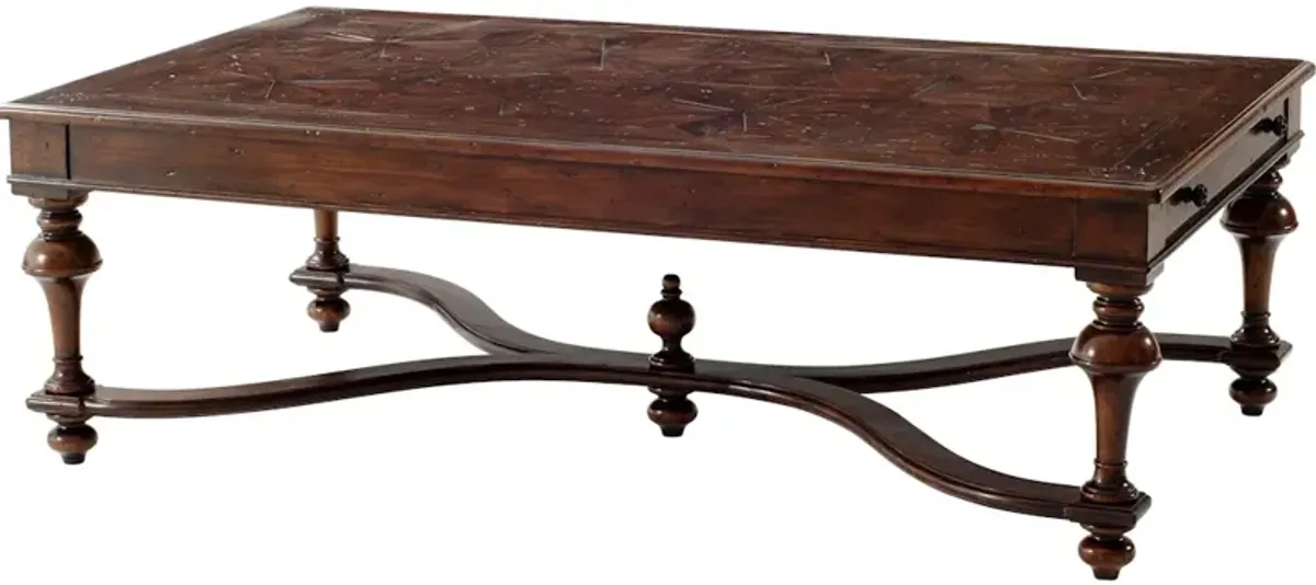 The Rustic Parquetry Cocktail Table