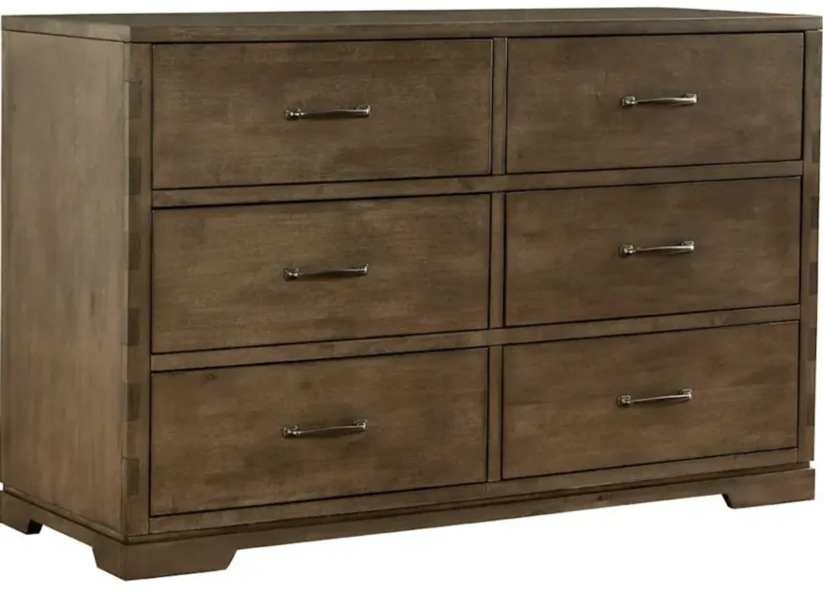 Dovetail 6 Drawer Dresser