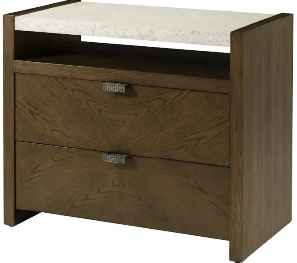Catalina Two Drawer Nightstand