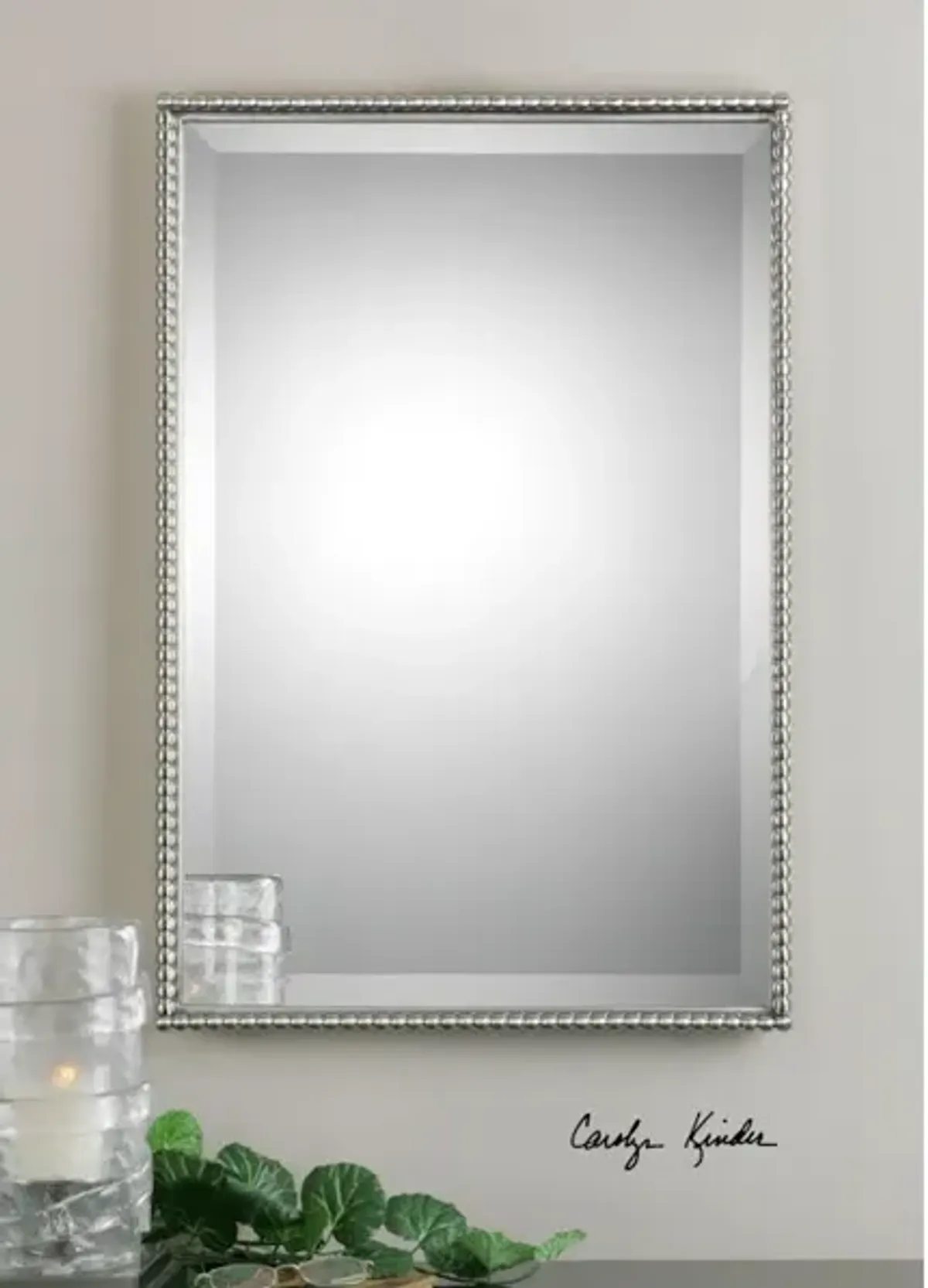 Sherise Brushed Nickel Mirror