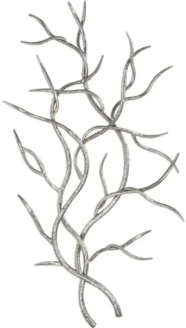 Silver Branches Wall Art S/2