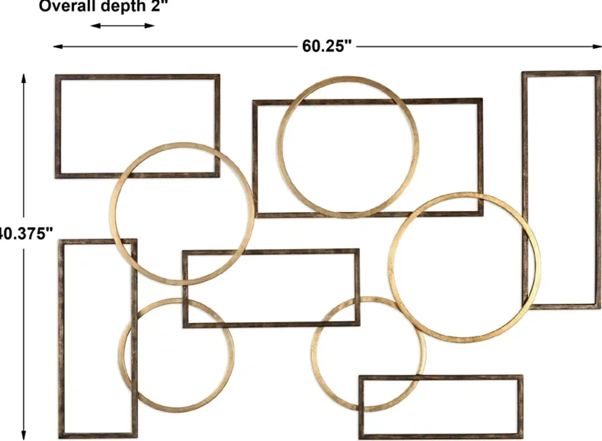 Elias Bronze And Gold Wall Art