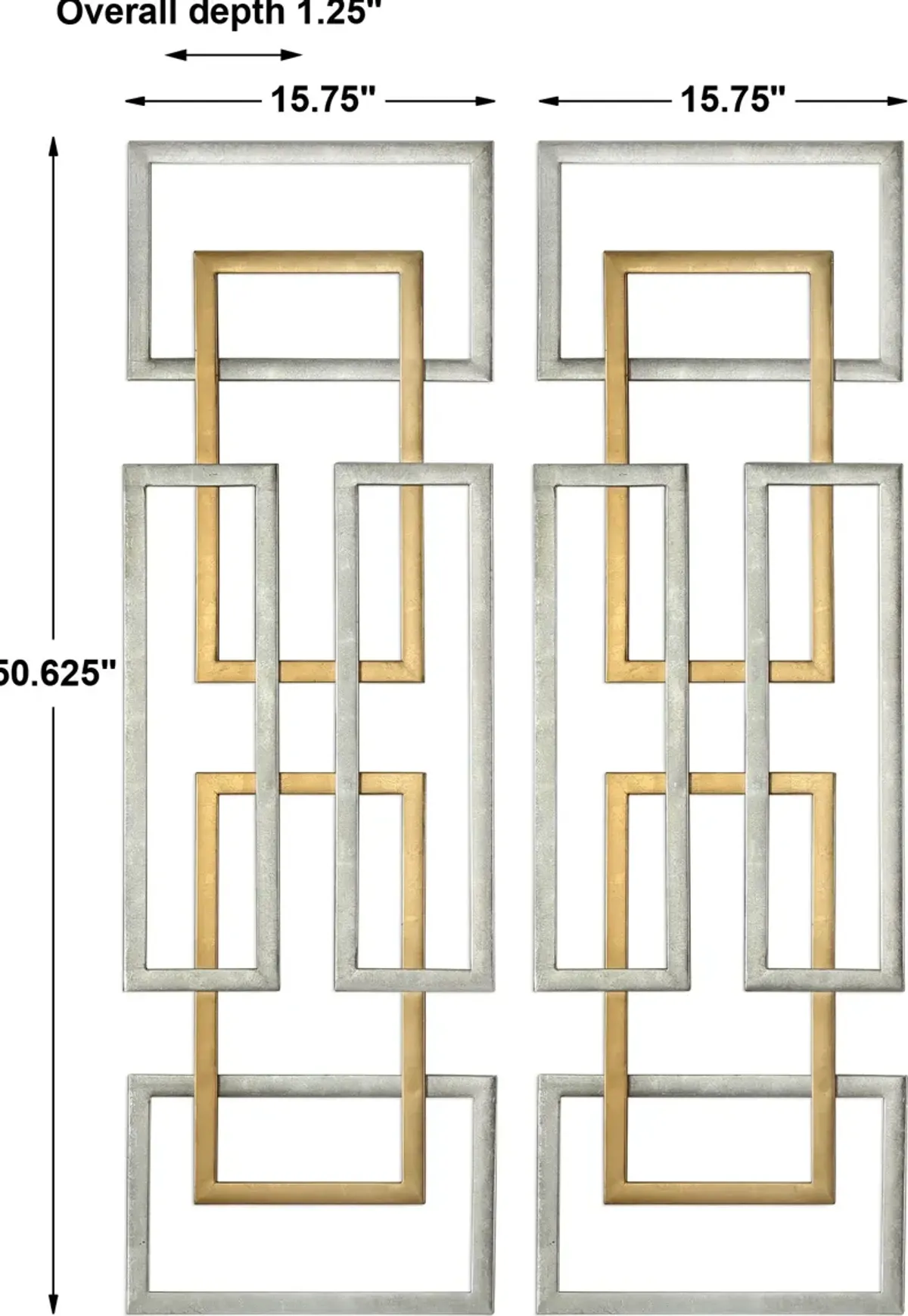 Aerin Geometric Wall Art Set/2