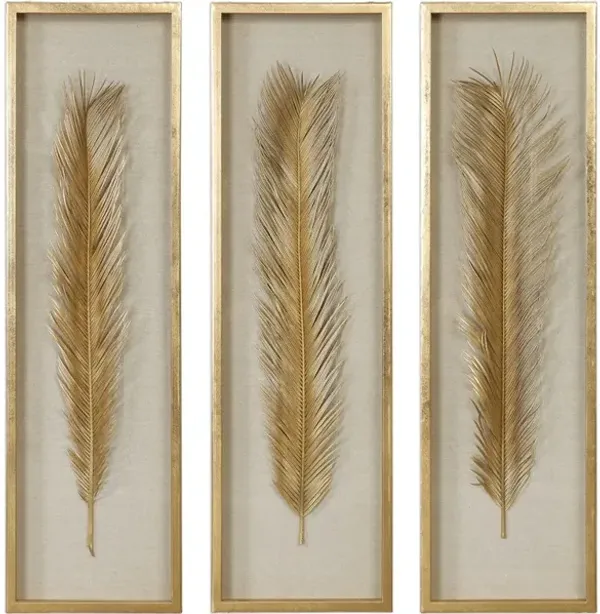 Palma Gold Leaf Shadow Box Set/3