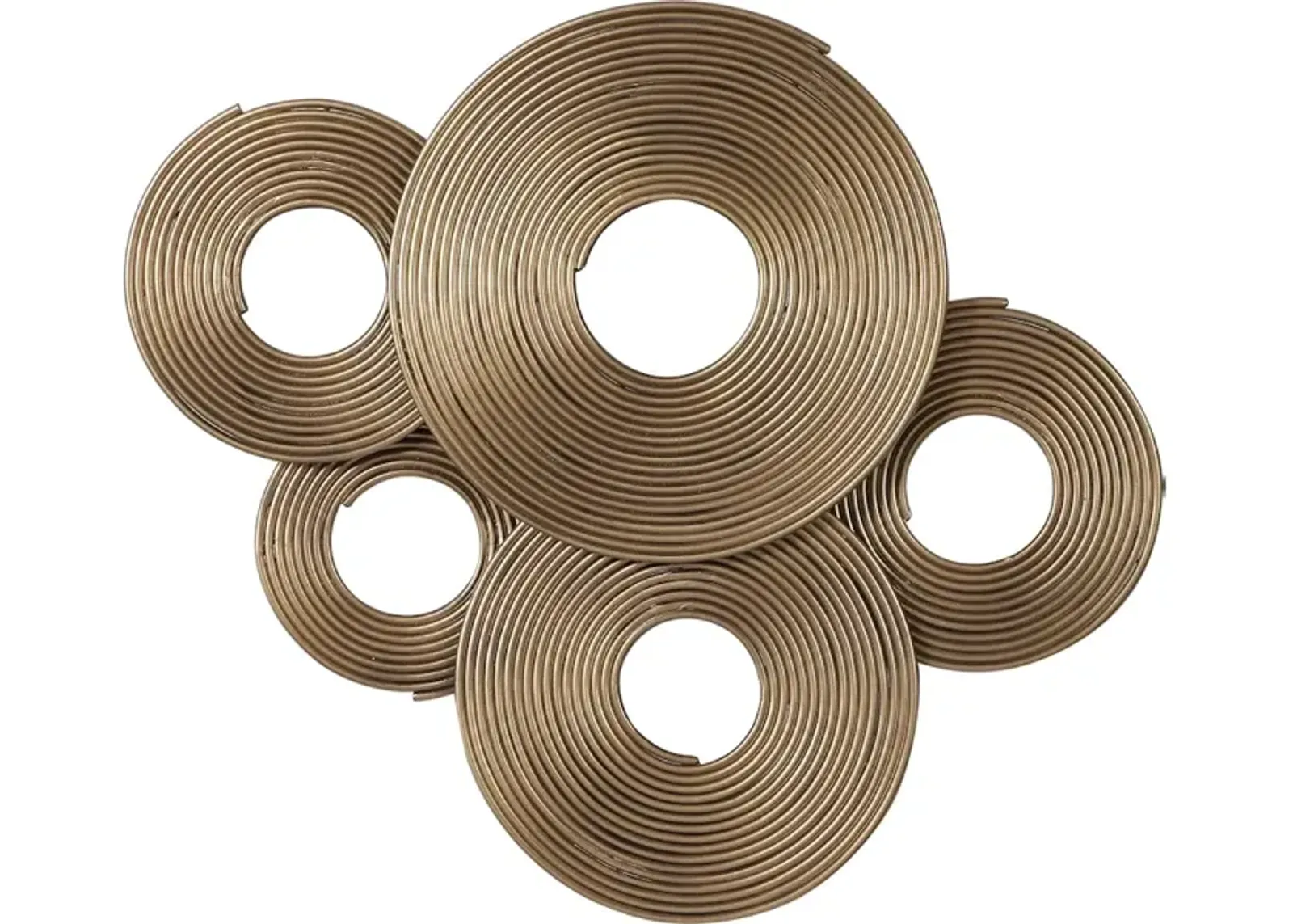 Ahmet Gold Rings Wall Decor