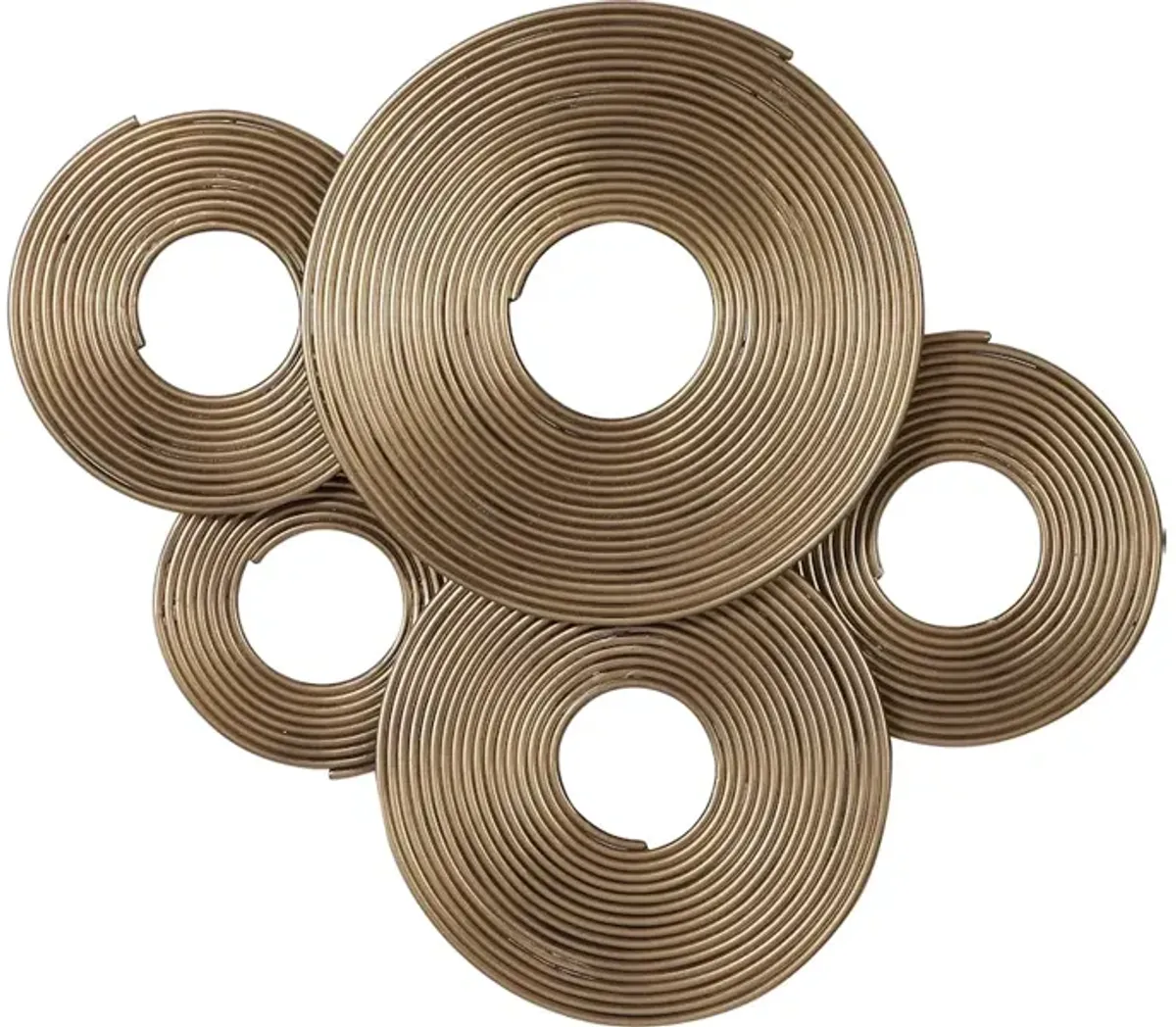 Ahmet Gold Rings Wall Decor