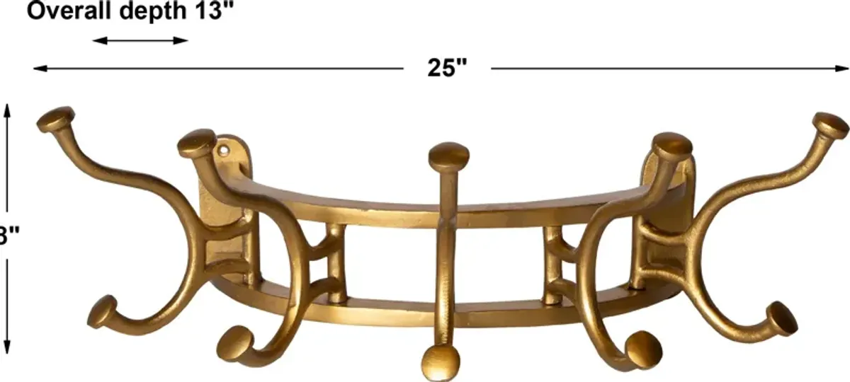 Starling Wall Mounted Coat Rack
