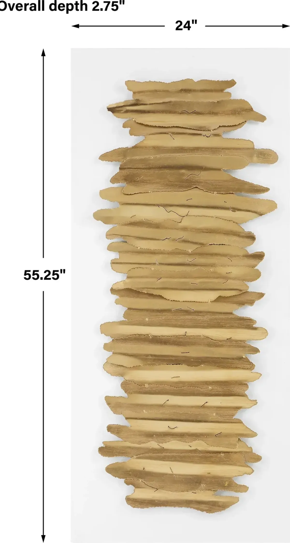 Lev White Metal Wall Decor