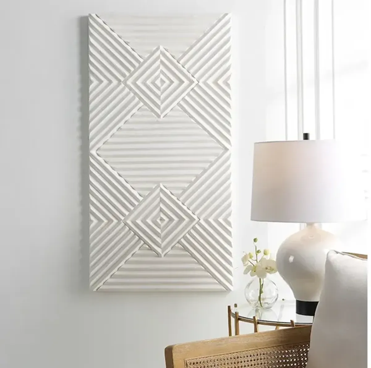 Nexus Wood Geometric Wall Decor