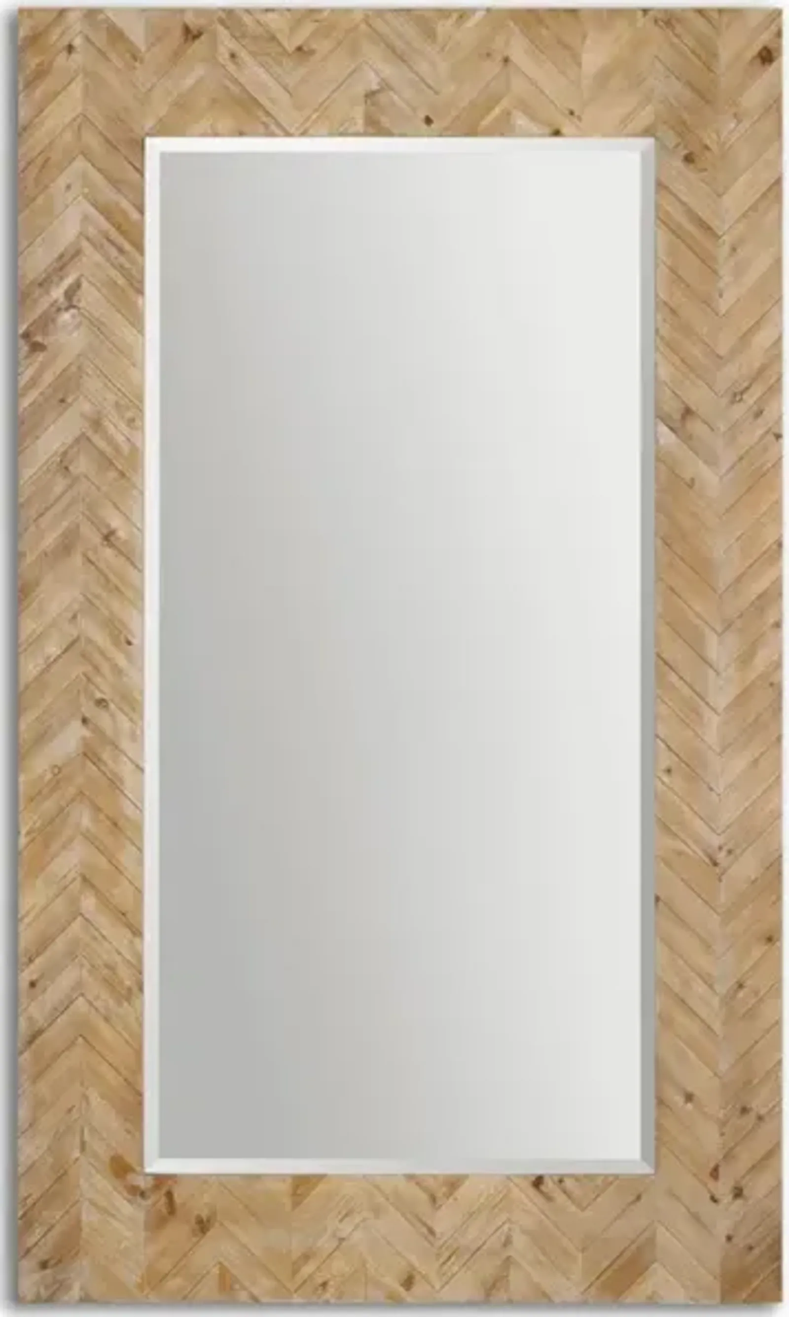 Demetria Oversized Wooden Mirror