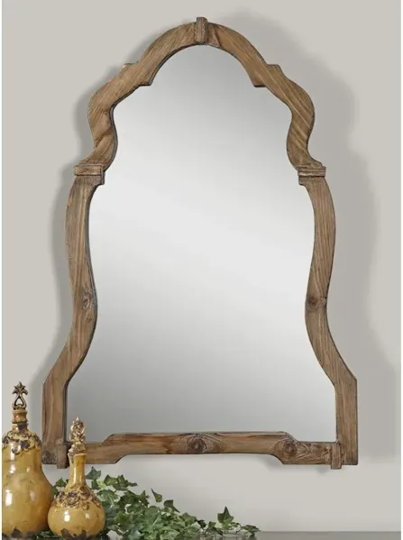 Agustin Light Walnut Mirror