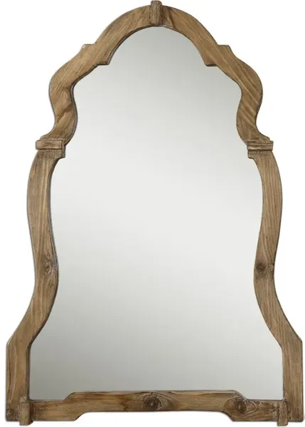 Agustin Light Walnut Mirror