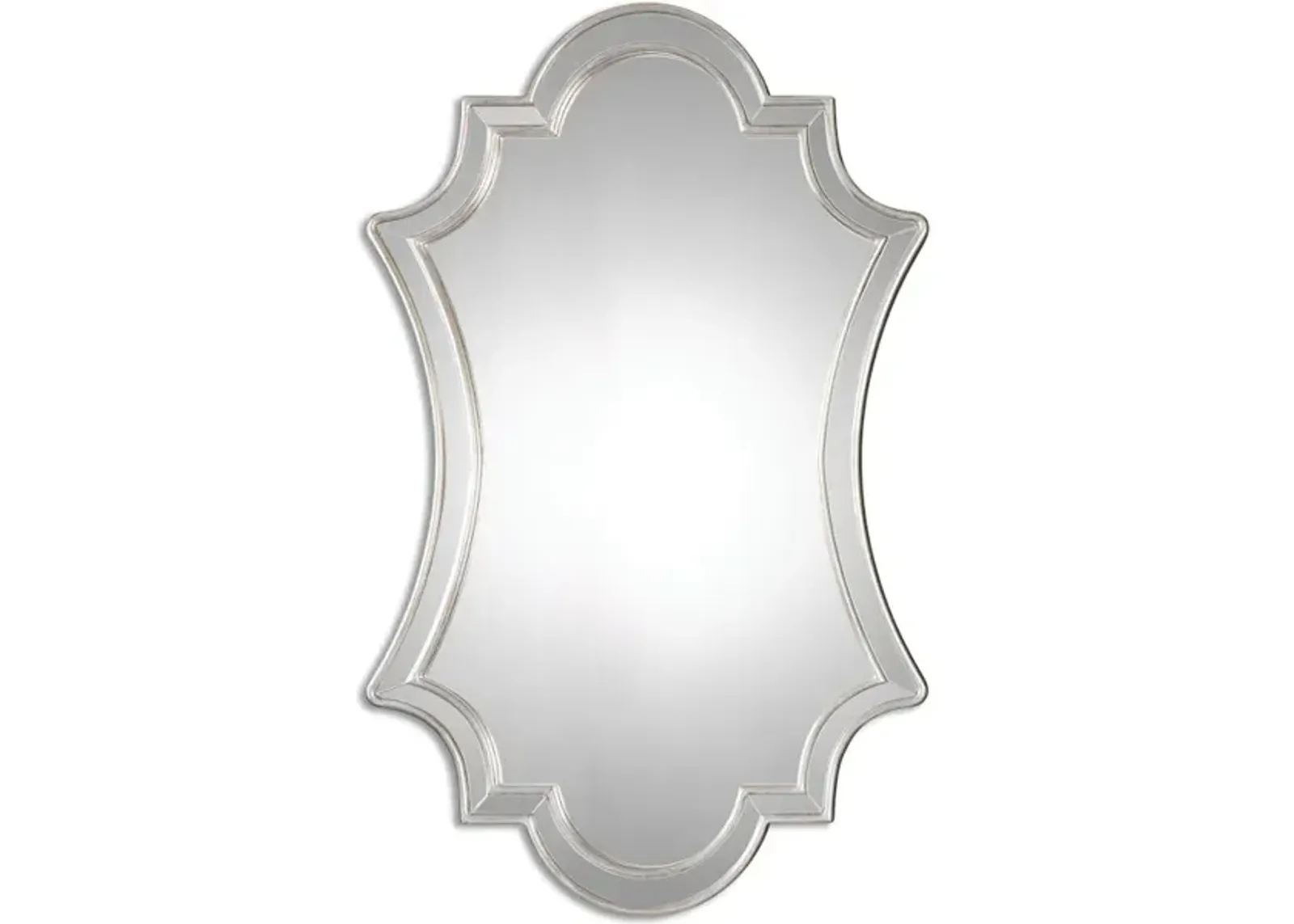 Elara Antiqued Silver Wall Mirror