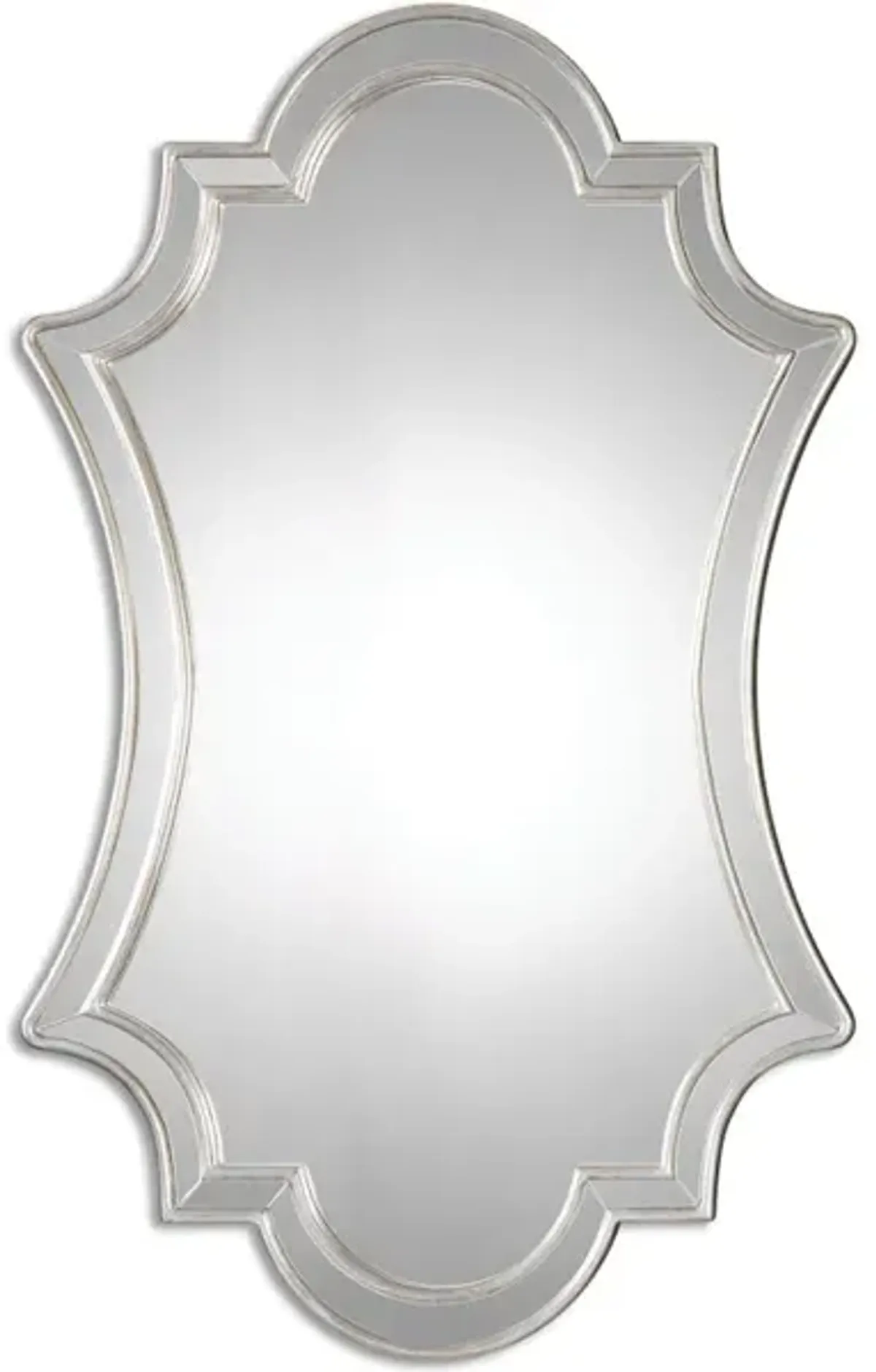 Elara Antiqued Silver Wall Mirror