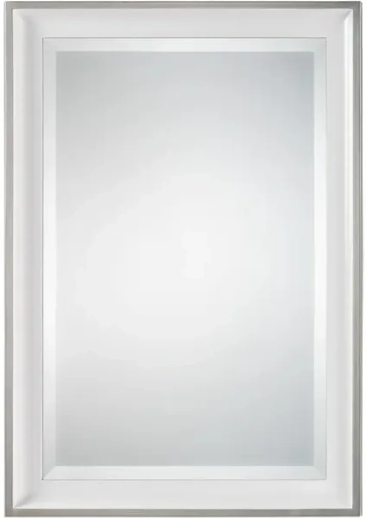 Lahvahn White Silver Mirror