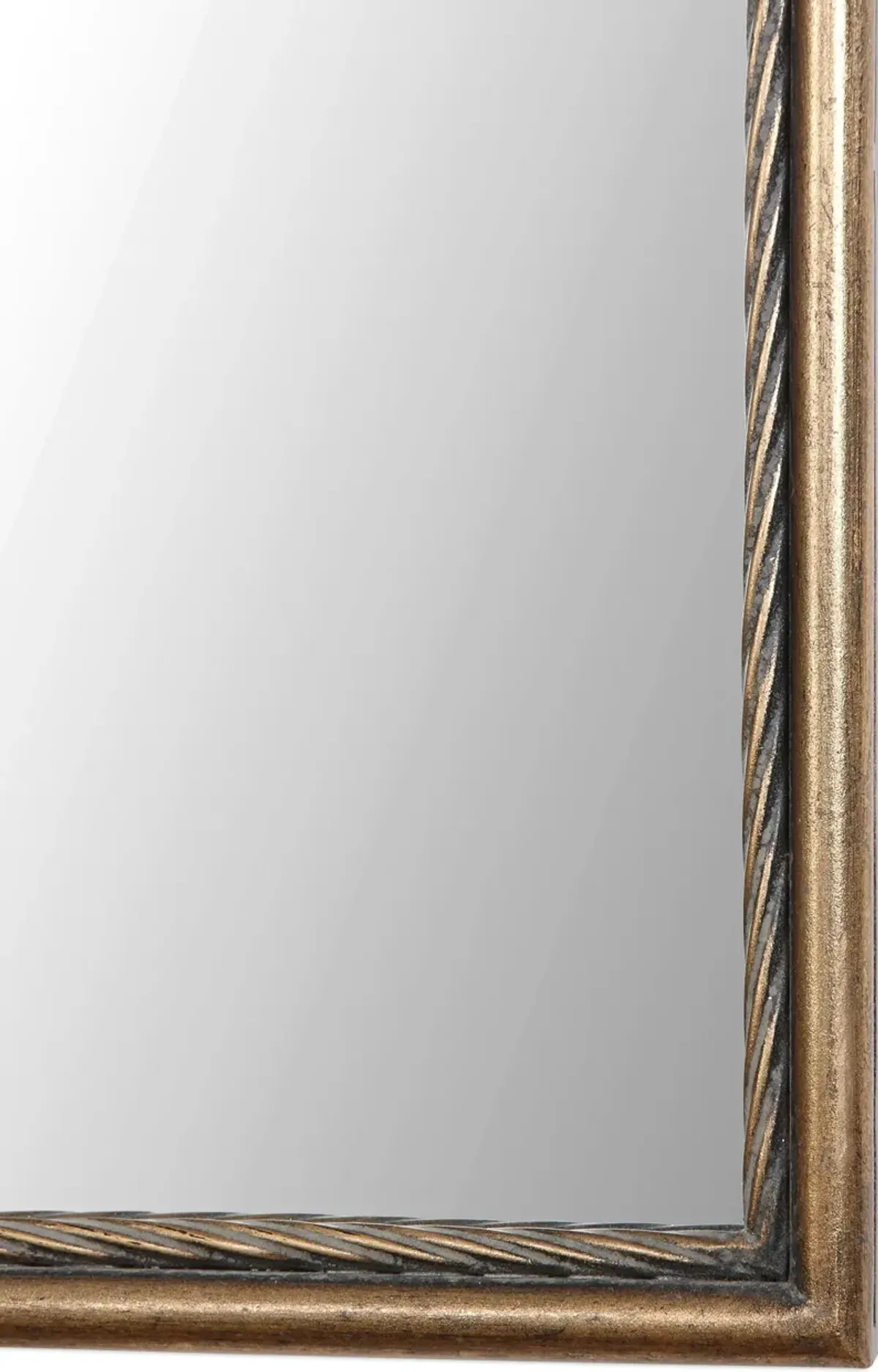 Adelasia Antiqued Gold Mirror