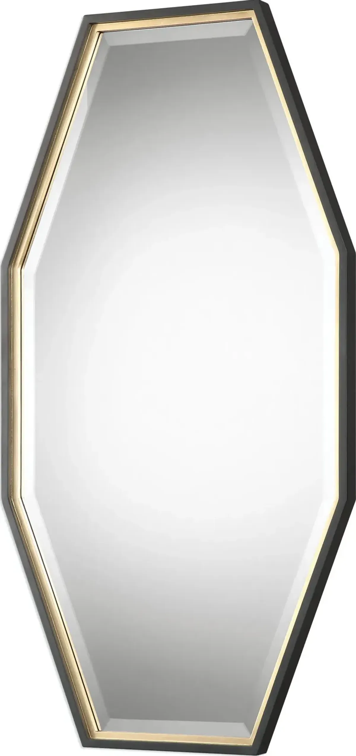 Savion Gold Octagon Mirror