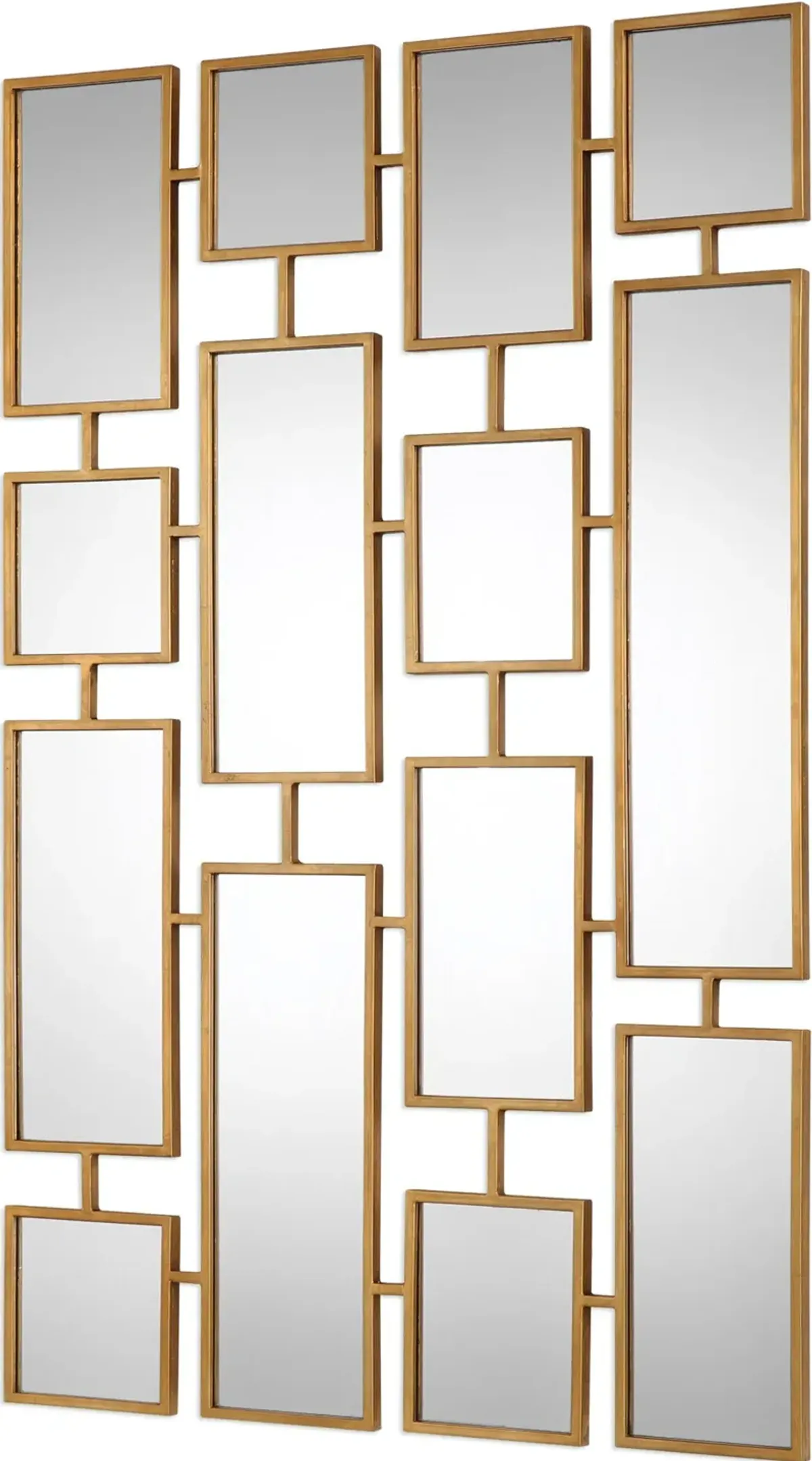 Kennon Forged Gold Rectangles Mirror