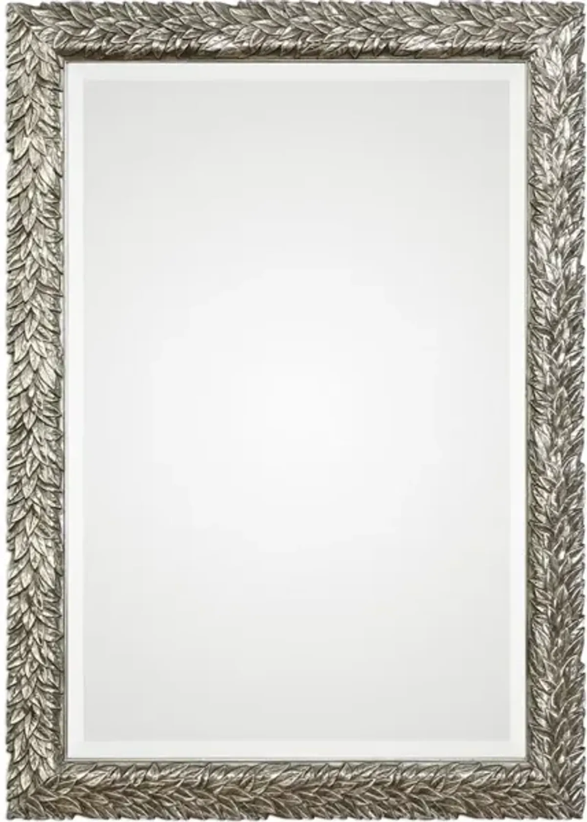 Evelina Silver Leaves Mirror