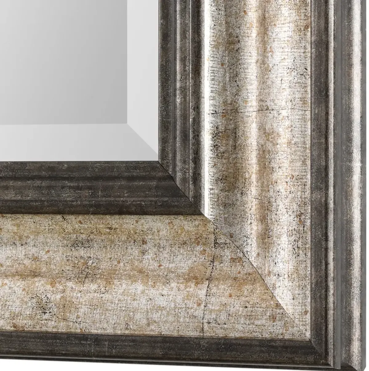 Shefford Antiqued Silver Mirror