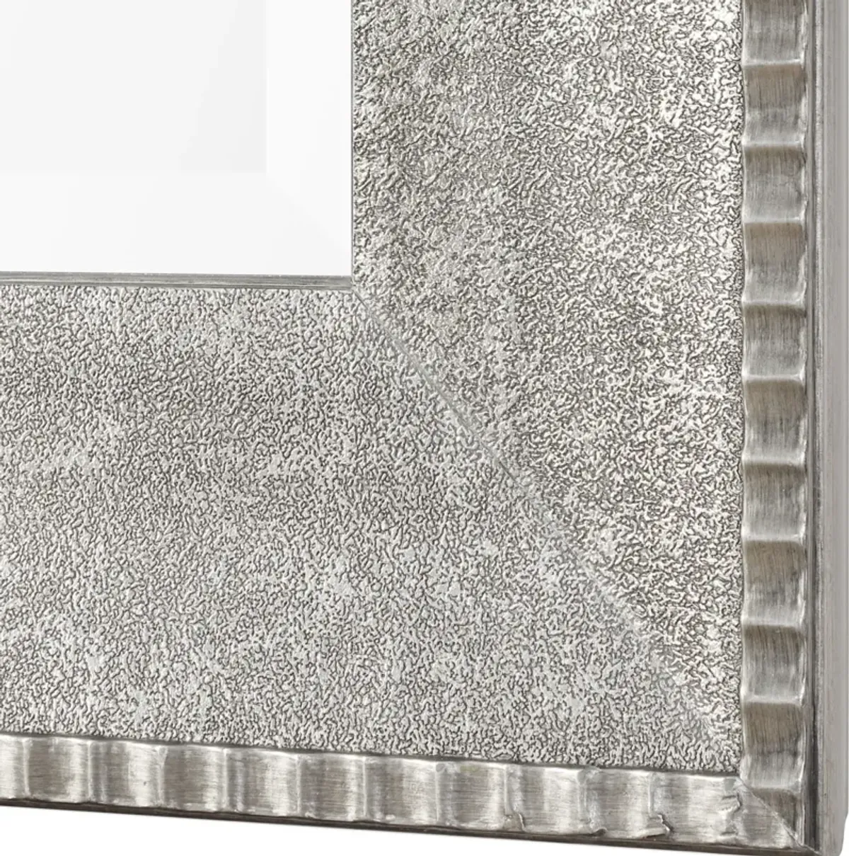 Leiston Metallic Silver Mirror