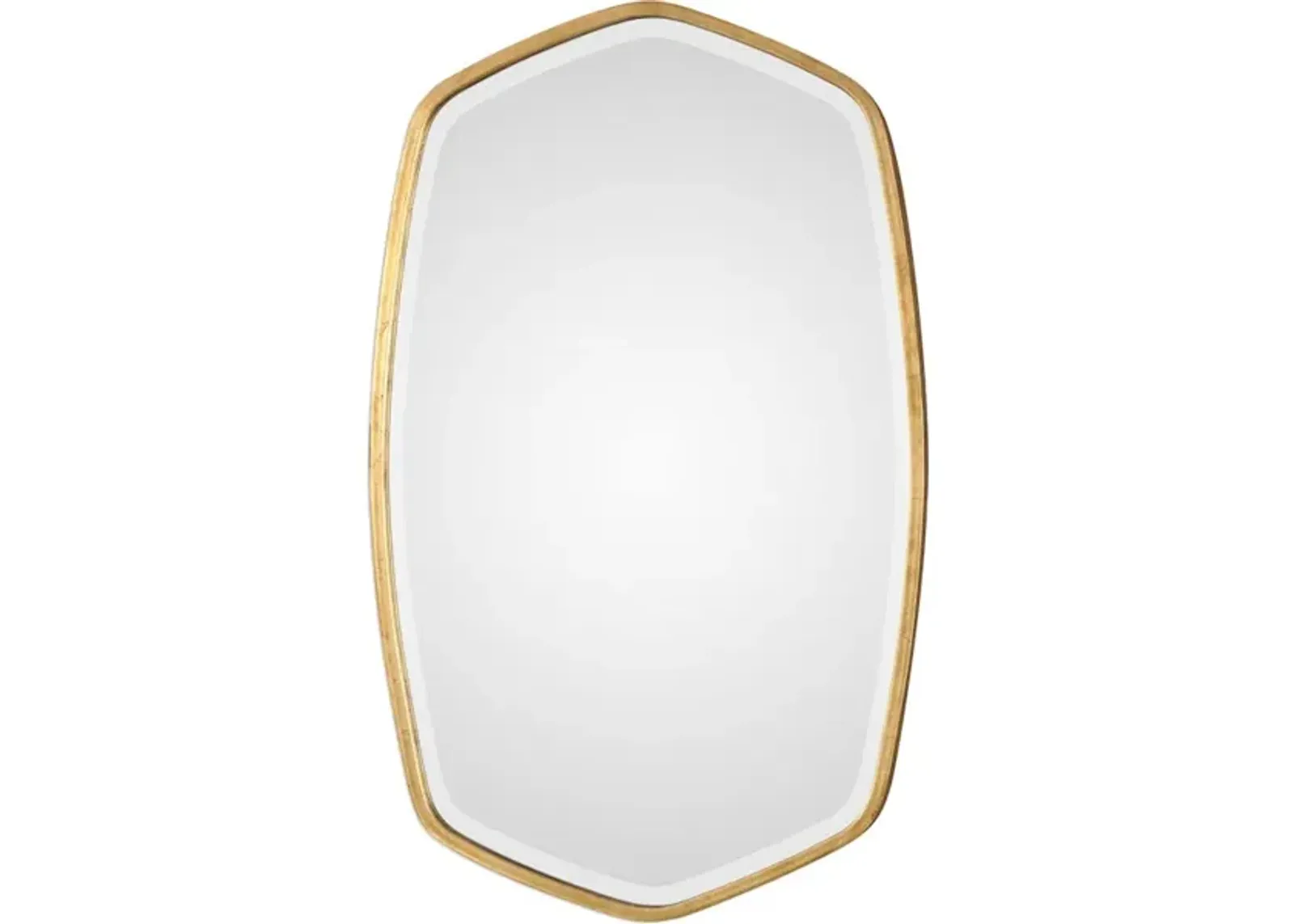 Duronia Antiqued Gold Mirror