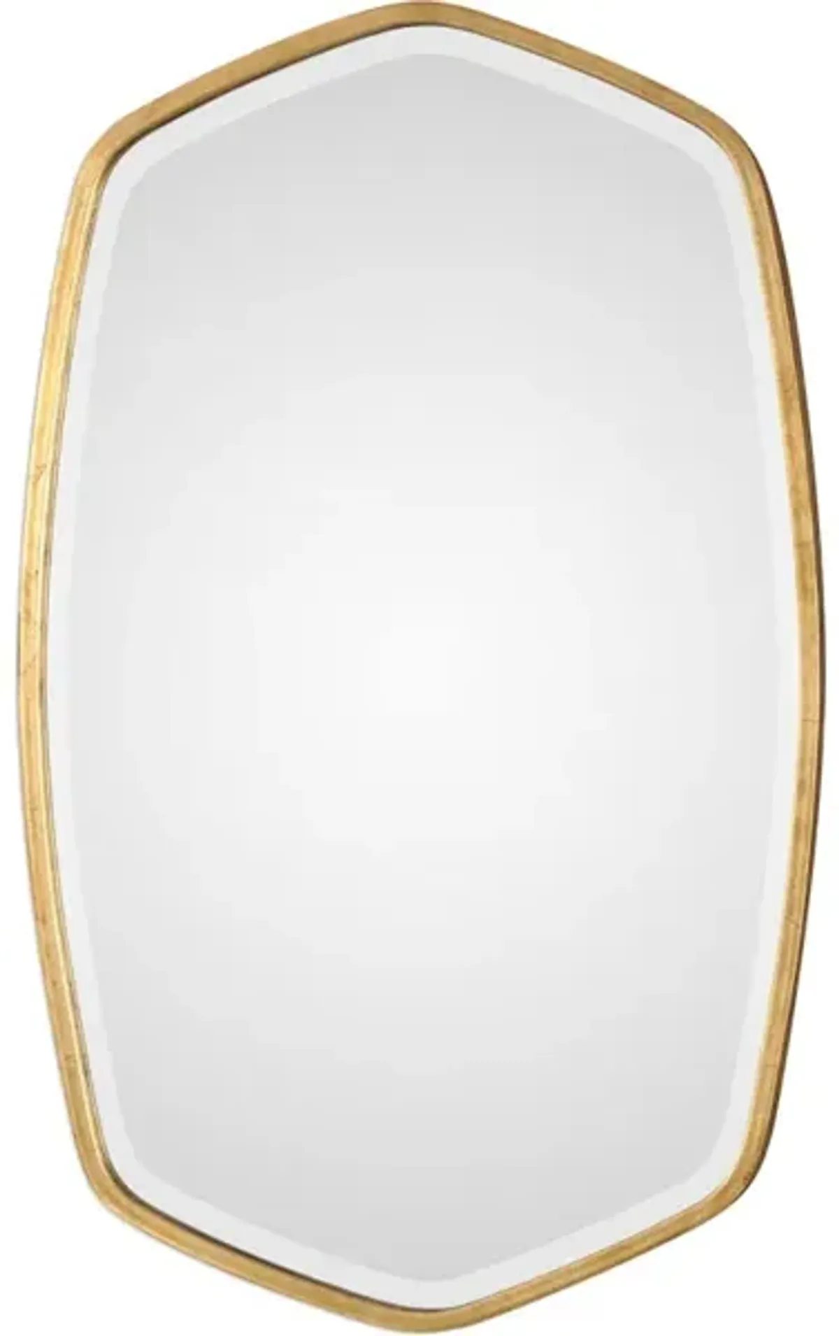 Duronia Antiqued Gold Mirror