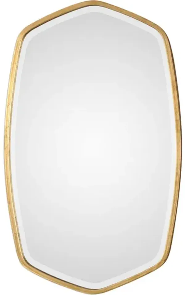 Duronia Antiqued Gold Mirror