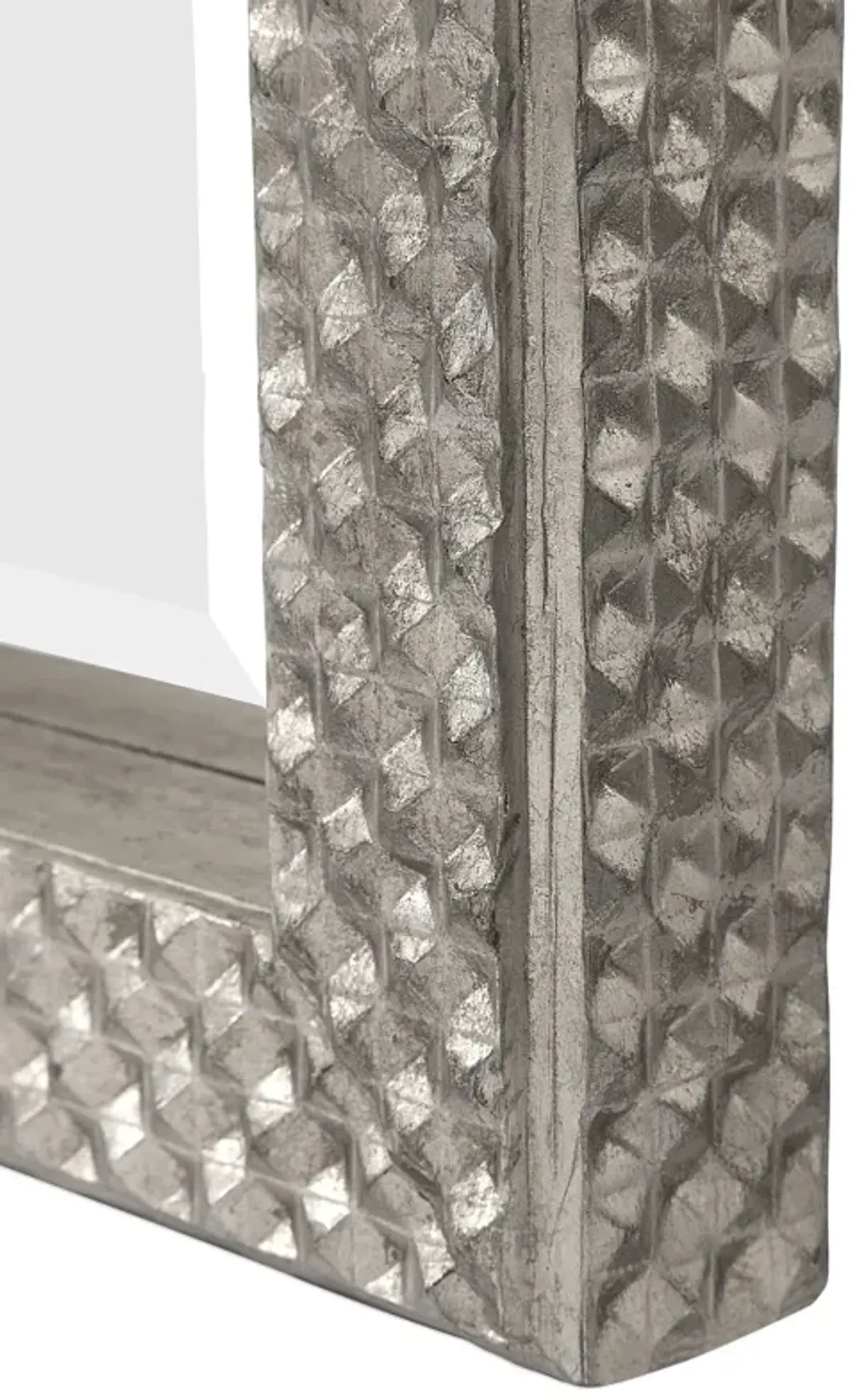 Cacelia Metallic Silver Mirror