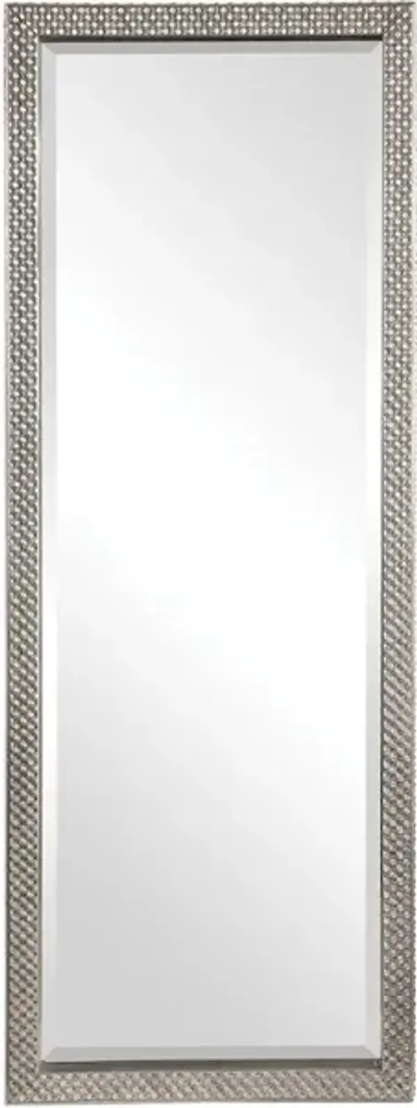 Cacelia Metallic Silver Mirror