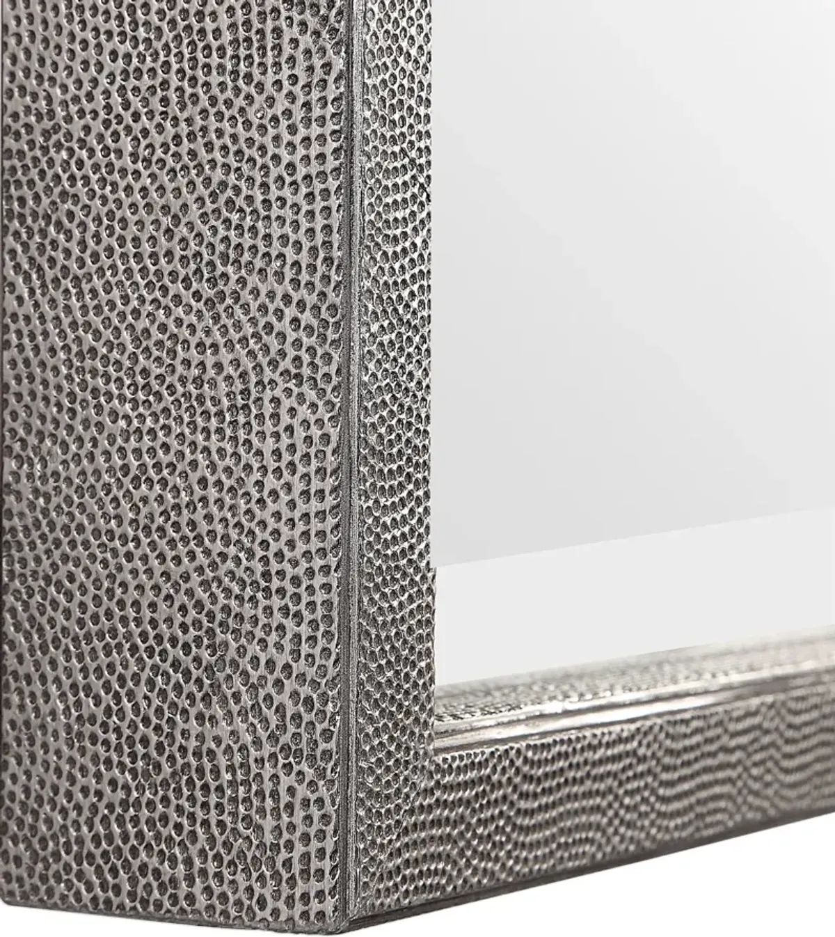 Gabelle Metallic Silver Mirror