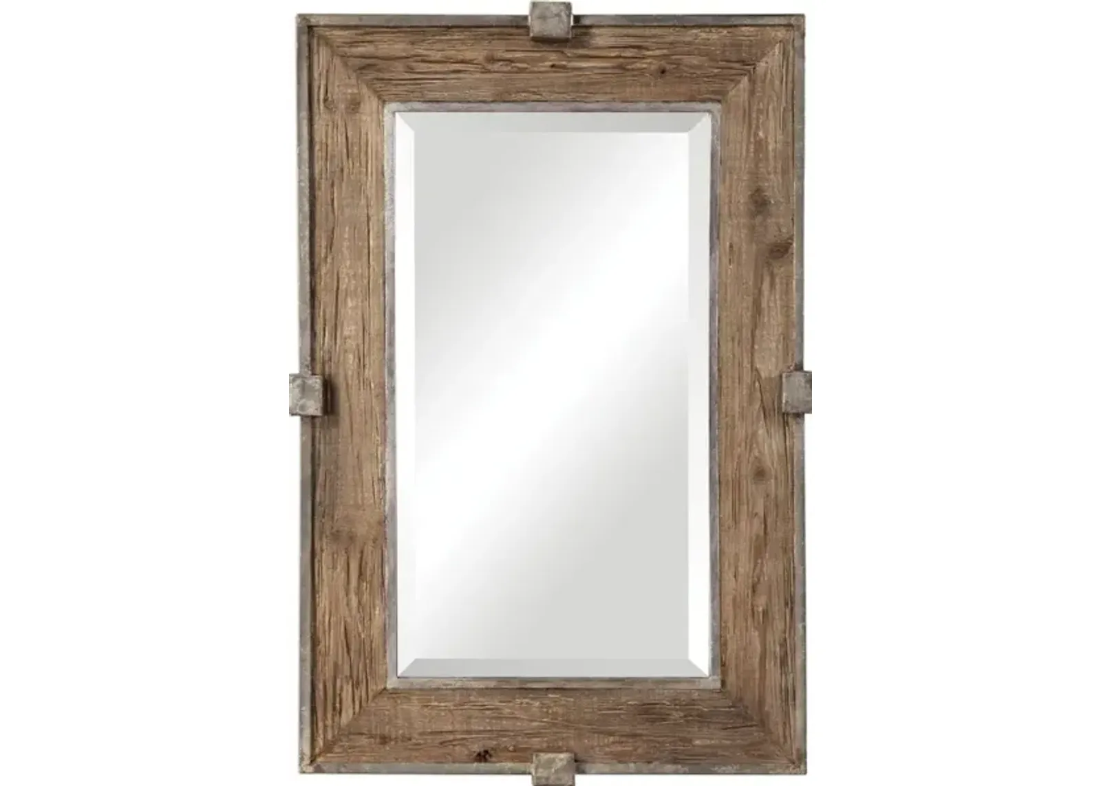 Siringo Weathered Wood Mirror