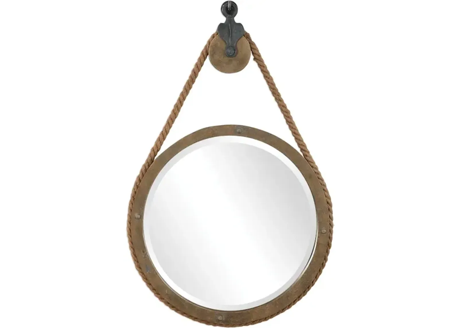 Melton Round Pulley Mirror