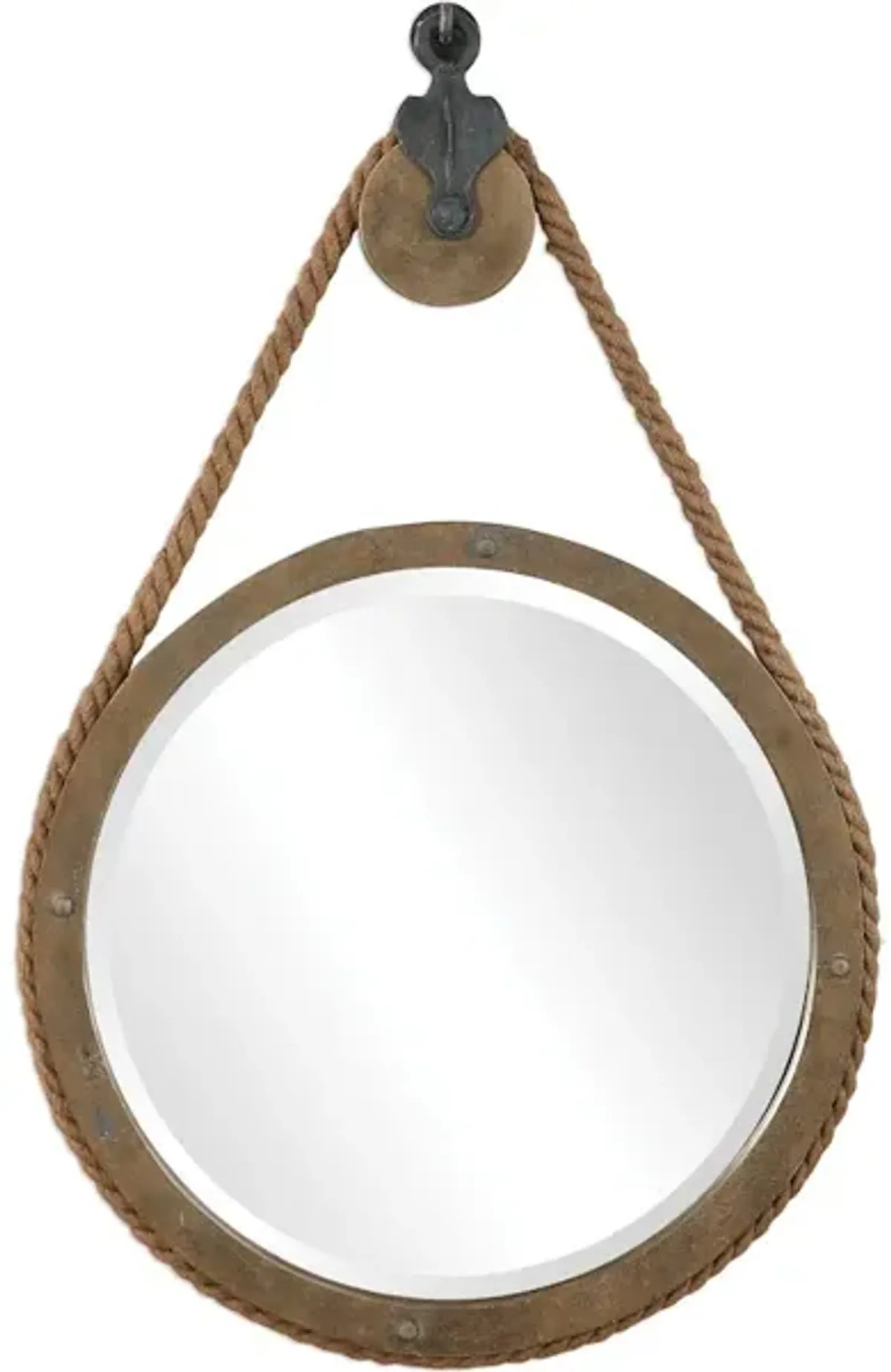 Melton Round Pulley Mirror