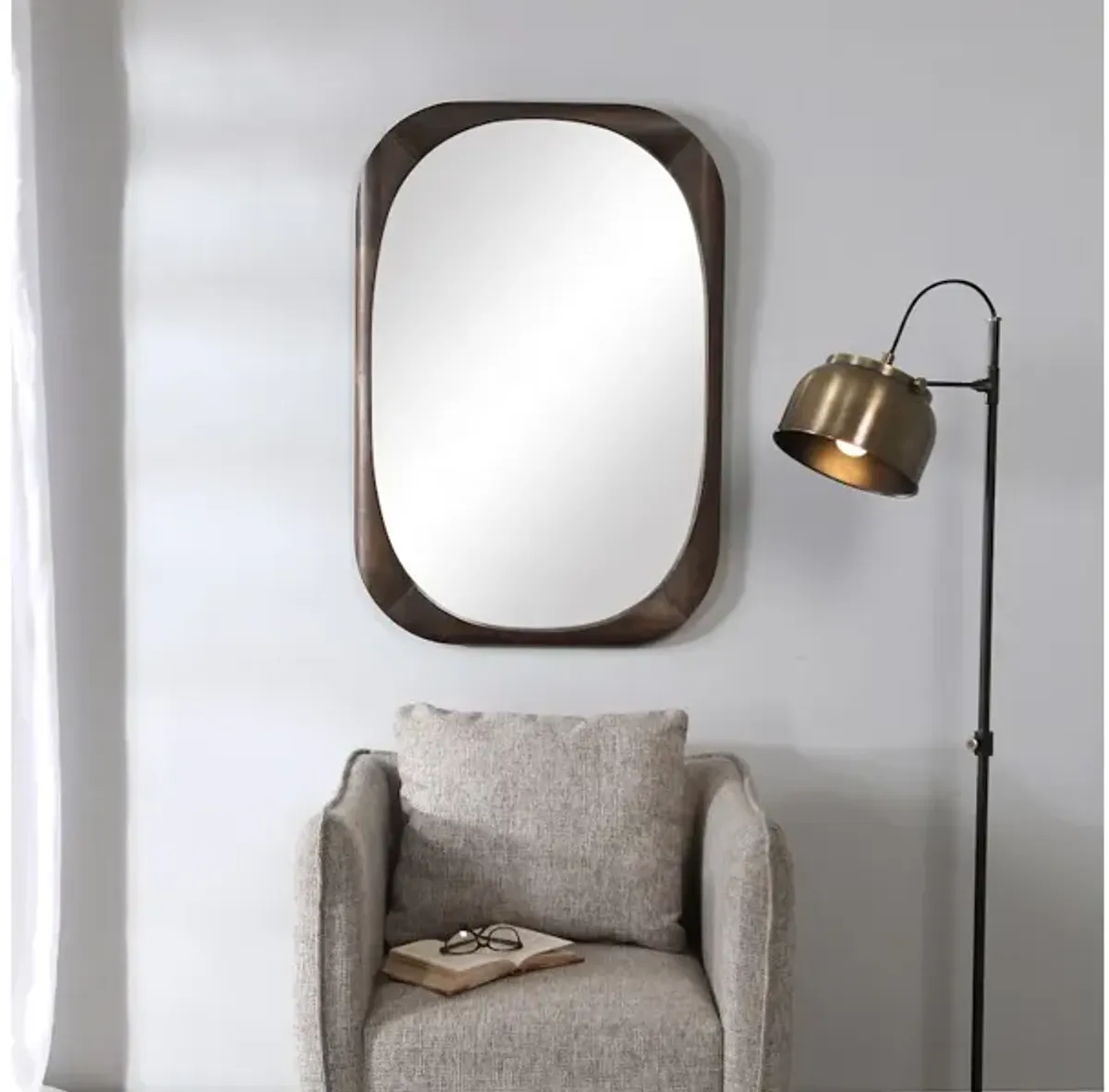 Sheldon Mid-Century Mirror