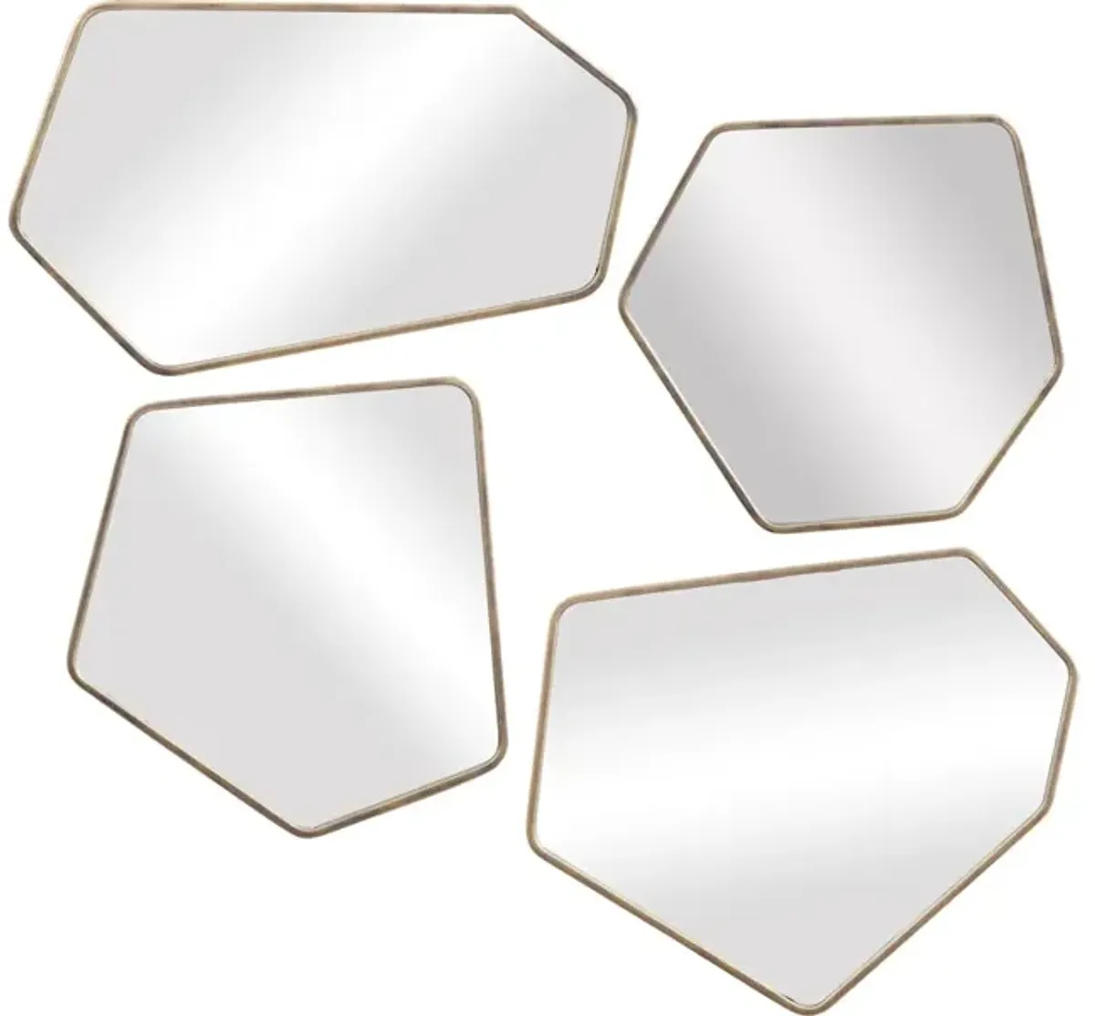 Linneah Modern Mirrors Set/4