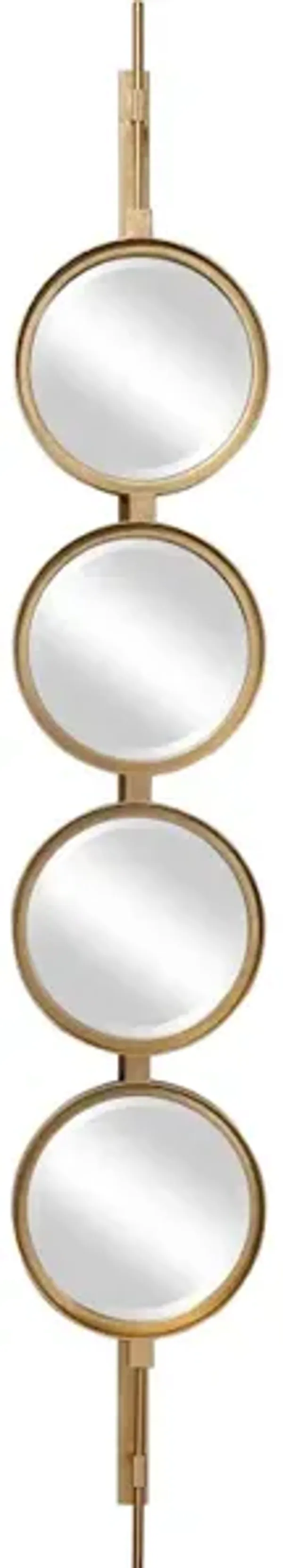 Button Gold Mirror