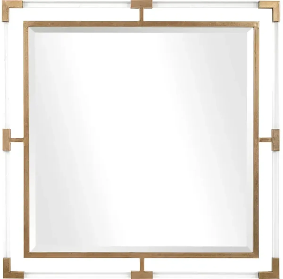 Balkan Golden Square Mirror