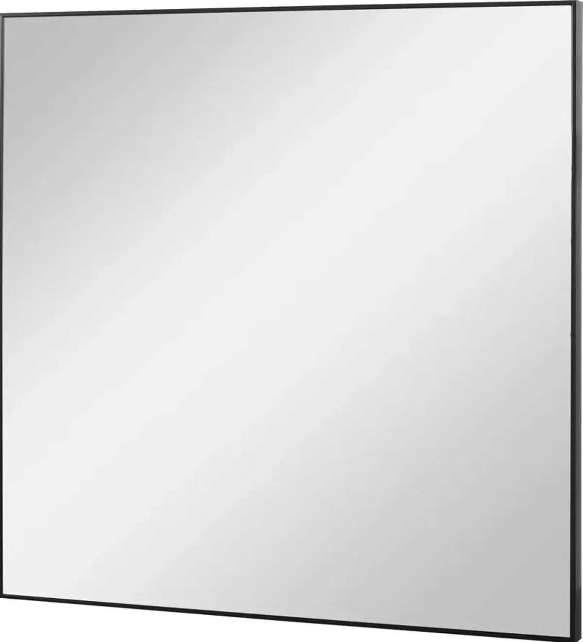 Alexo Black Square Mirror