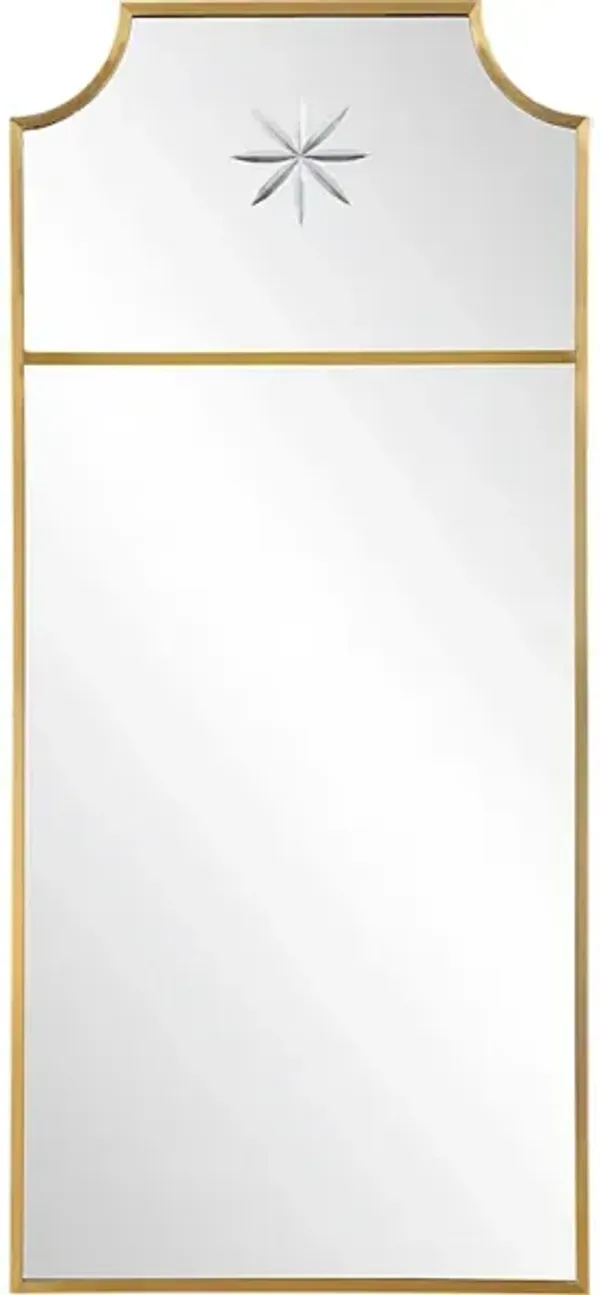 Caddington Tall Brass Mirror