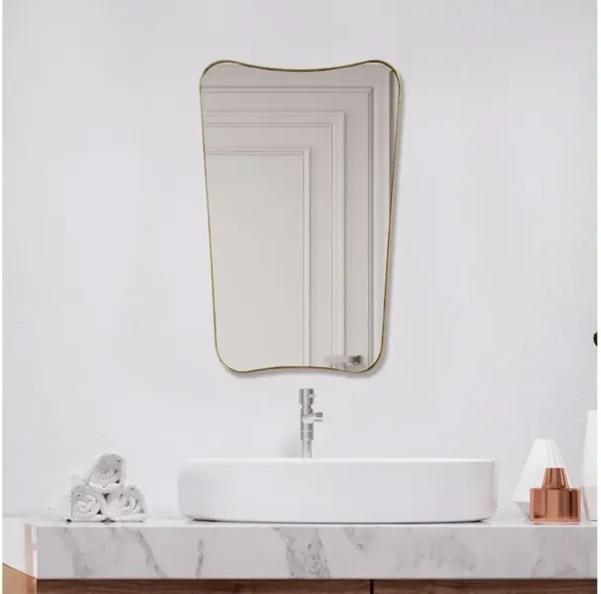 Belvoir Brass Mirror