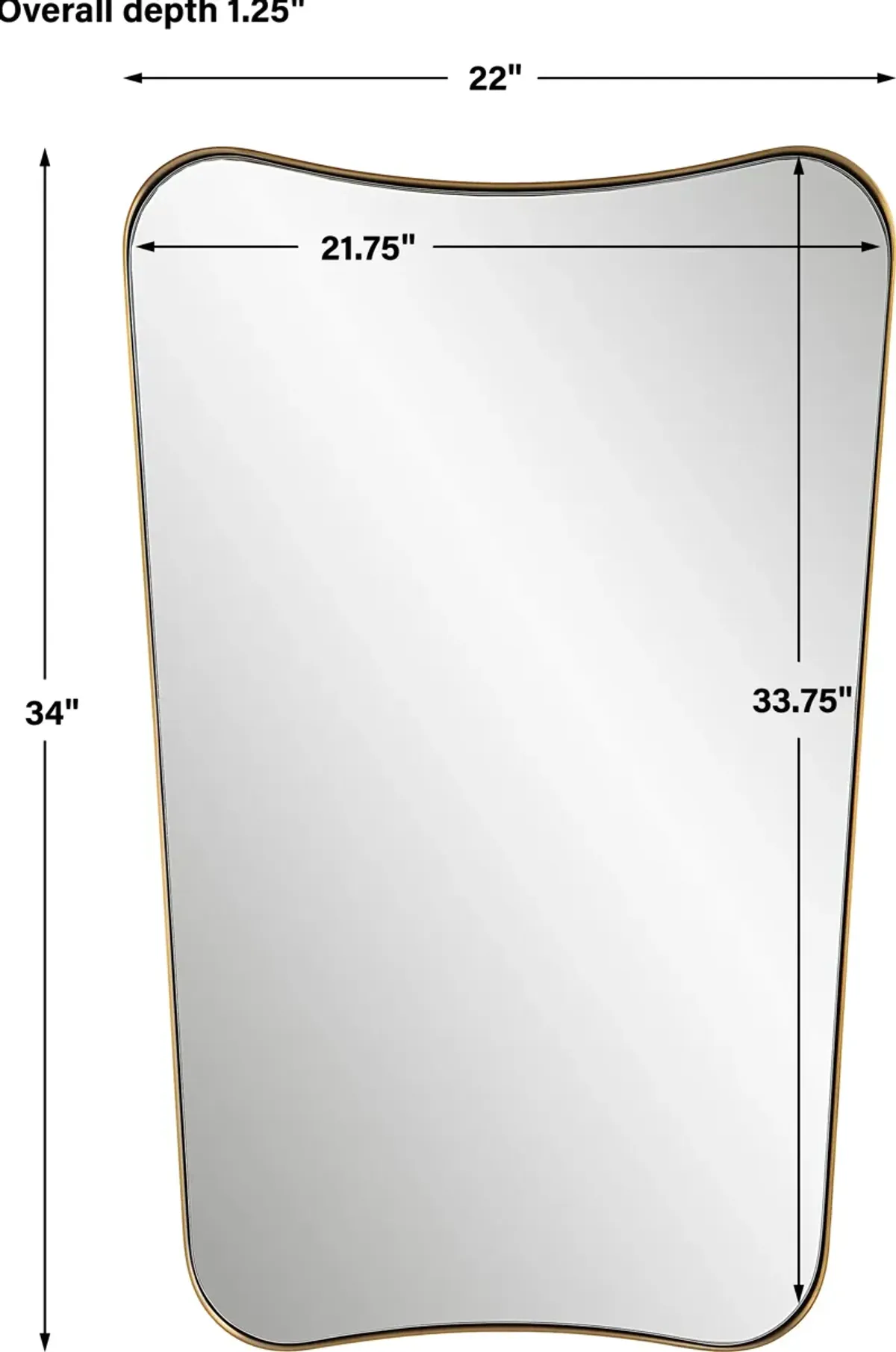 Belvoir Brass Mirror