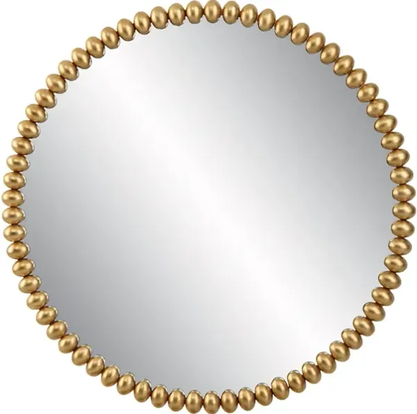 Byzantine Round Gold Mirror