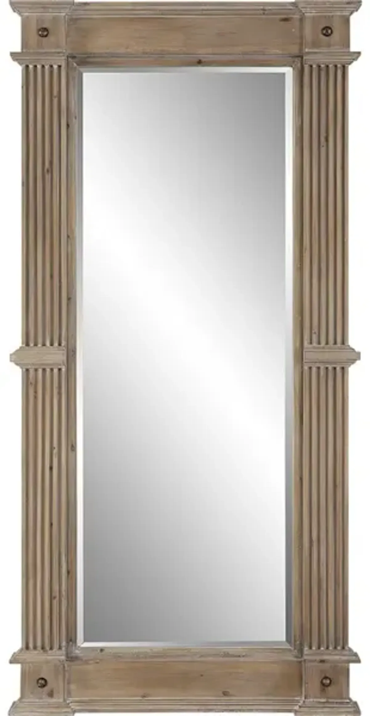 McAllister Natural Wood Oversized Mirror