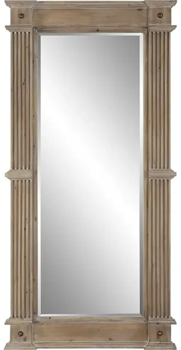 McAllister Natural Wood Oversized Mirror