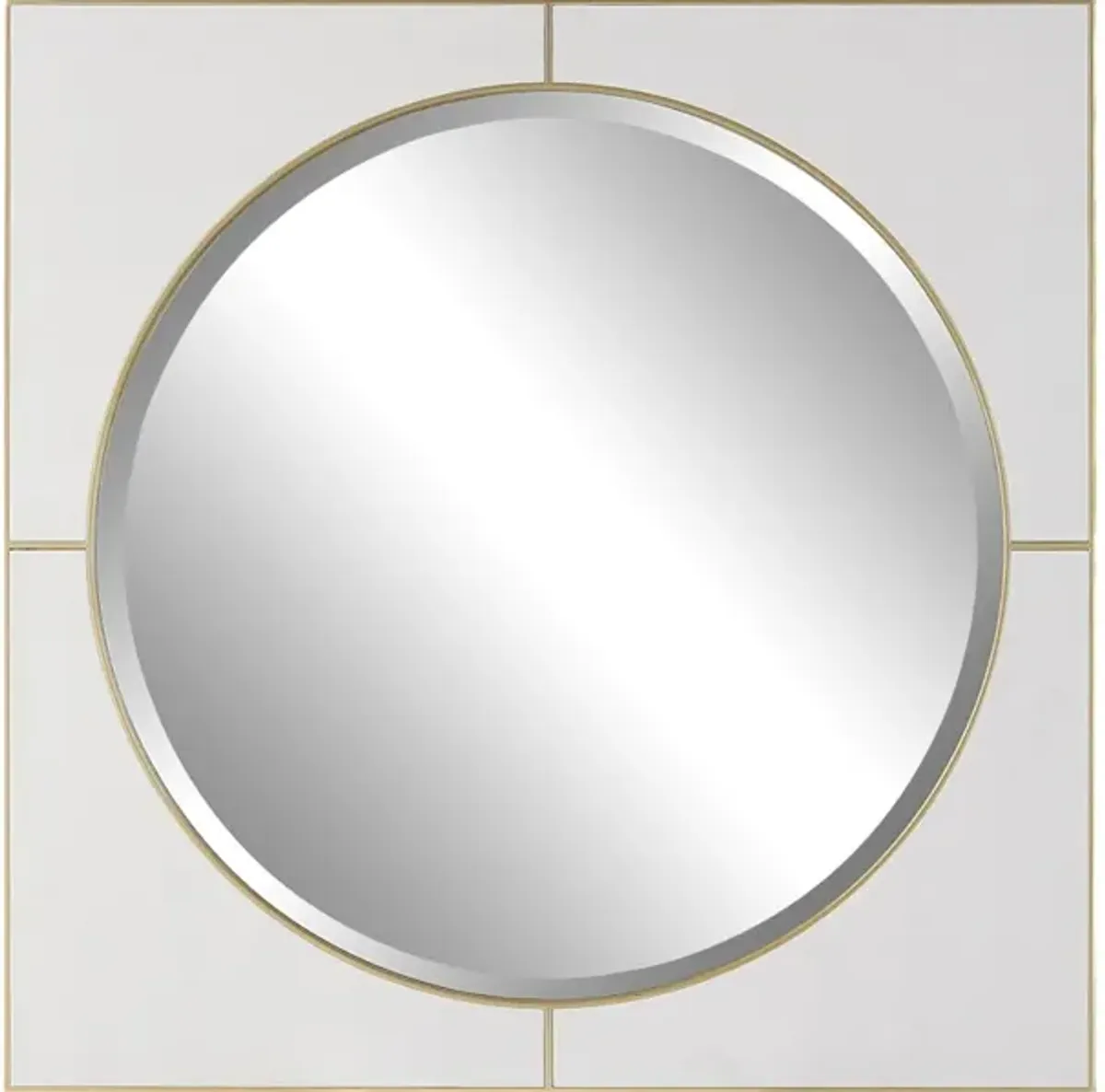 Cyprus White Square Mirror